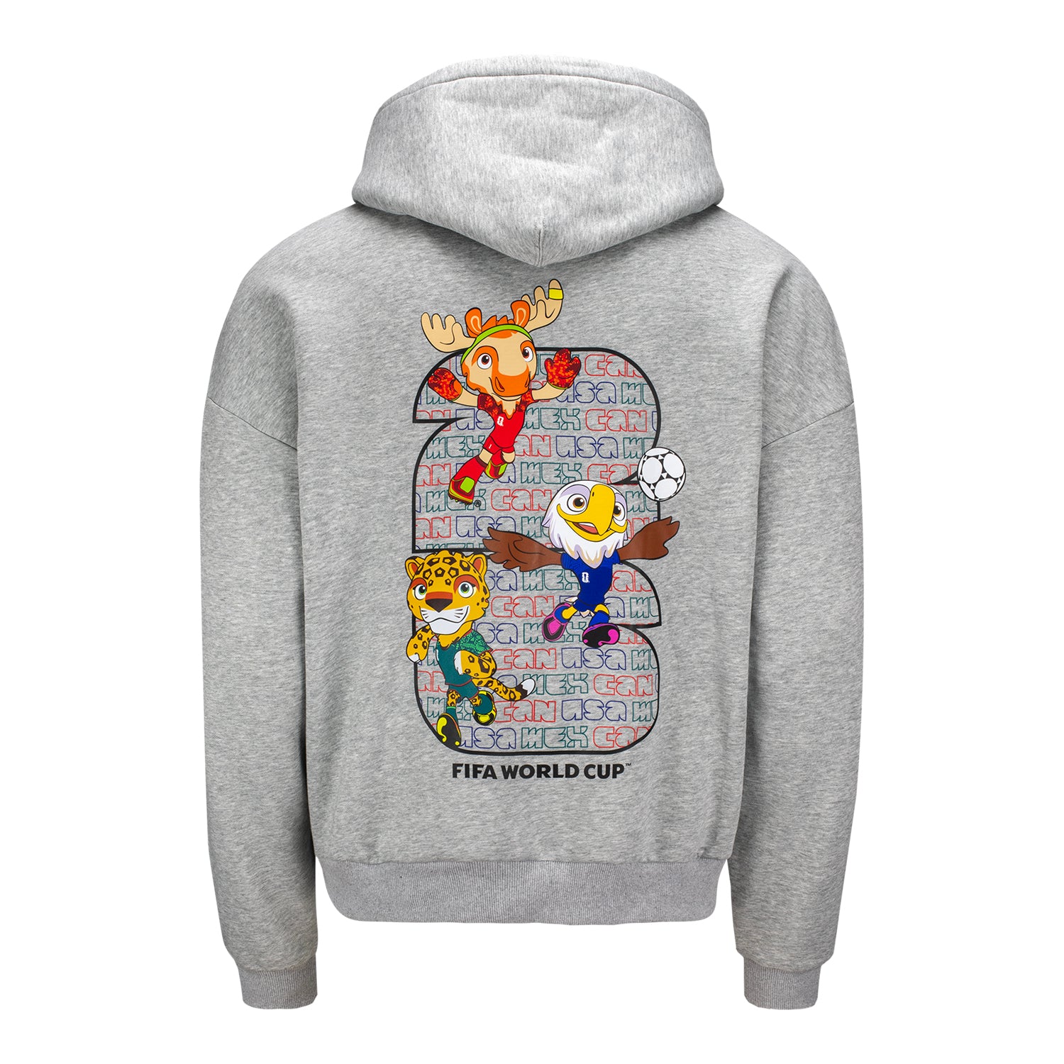 FIFA World Cup 2026™ Mascot Grey Crew Hoodie - Unisex – FIFA