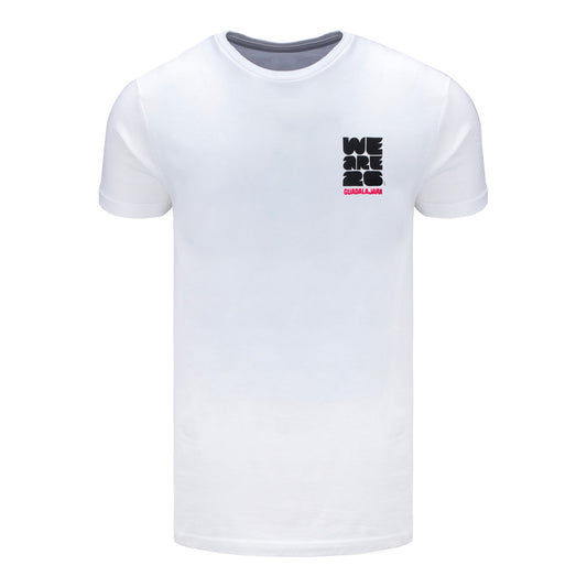 Camiseta Blanca de Guadalajara del Mundial 2026 - Unisex