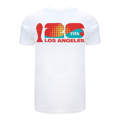 T-Shirt Blanc Affiche Los Angeles Coupe du Monde de la FIFA 2026™ – Unisexe