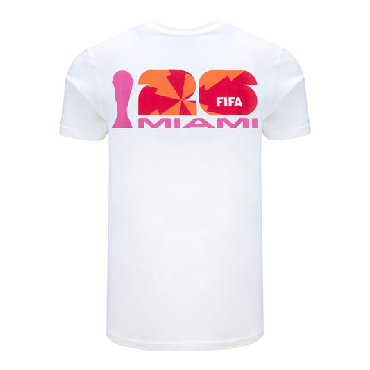 قميص تي شيرت أبيض Miami لبطولة كأس العالم FIFA 2026™ - للجنسين