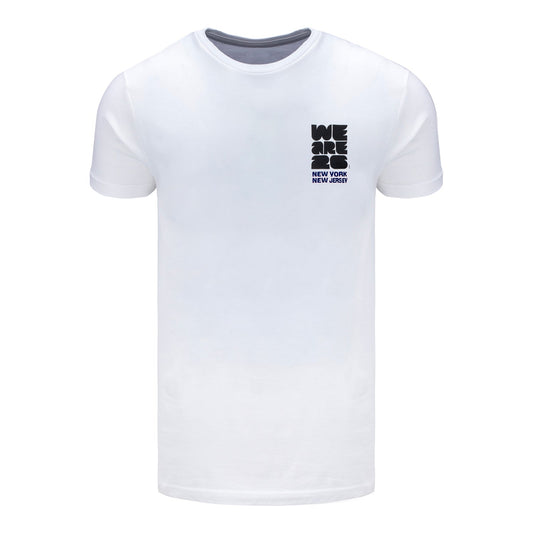 Camiseta Branca da Copa do Mundo da FIFA 2026™ Nova York Nova Jersey - Unissex