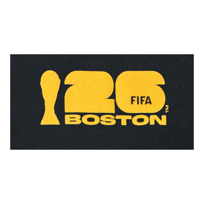 Camiseta Preta Pôster da Copa do Mundo da FIFA 2026™ Boston - Unissex