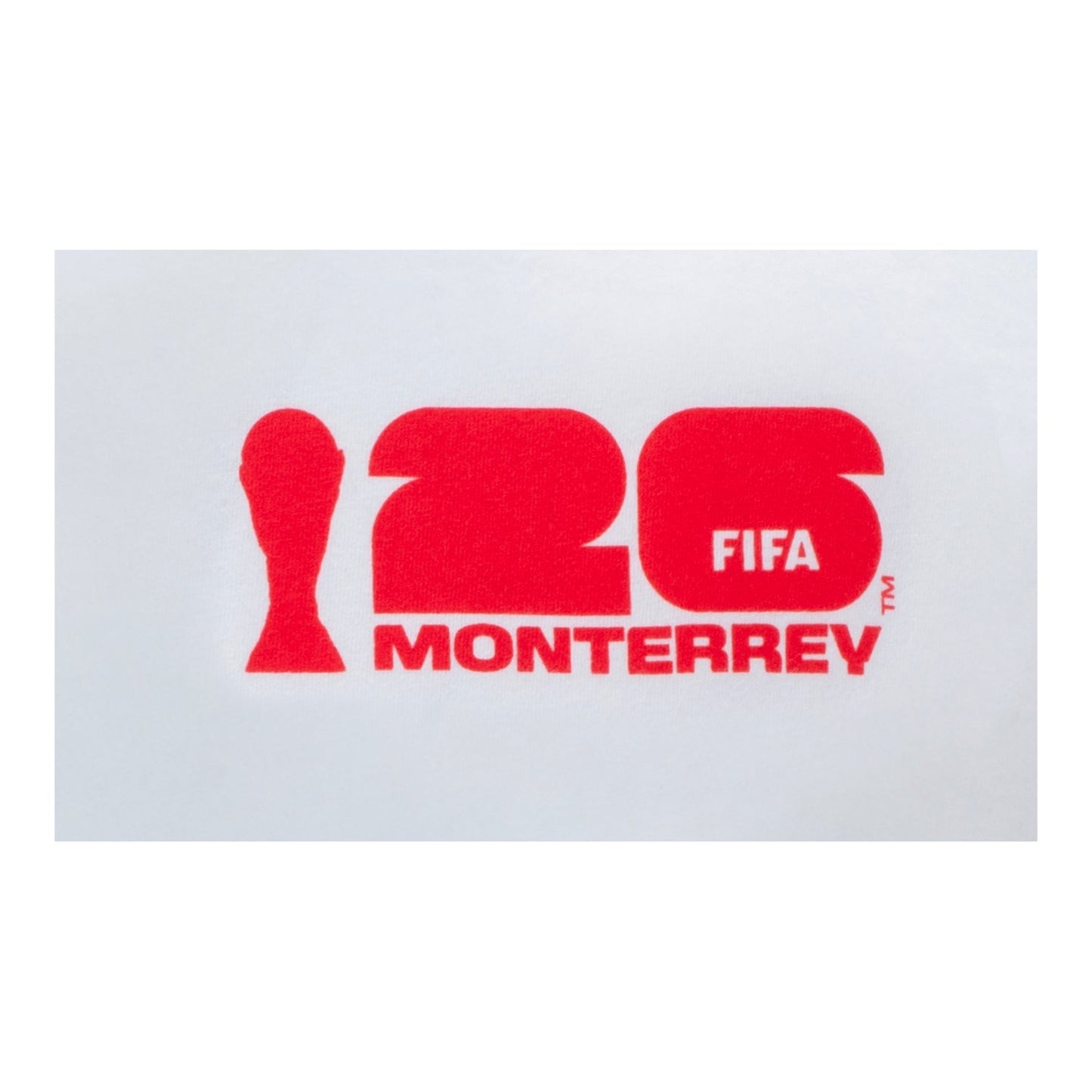 T-Shirt mit Monterrey-Poster zur WM 2026 (weiss) [ENG] – Unisex