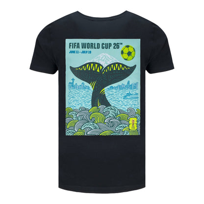 FIFA World Cup 2026™ Seattle Poster Black T-Shirt - Unisex