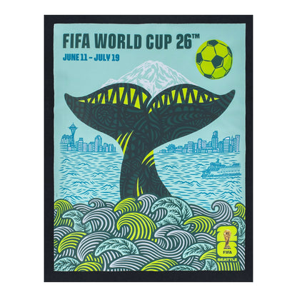 FIFA World Cup 2026™ Seattle Poster Black T-Shirt - Unisex