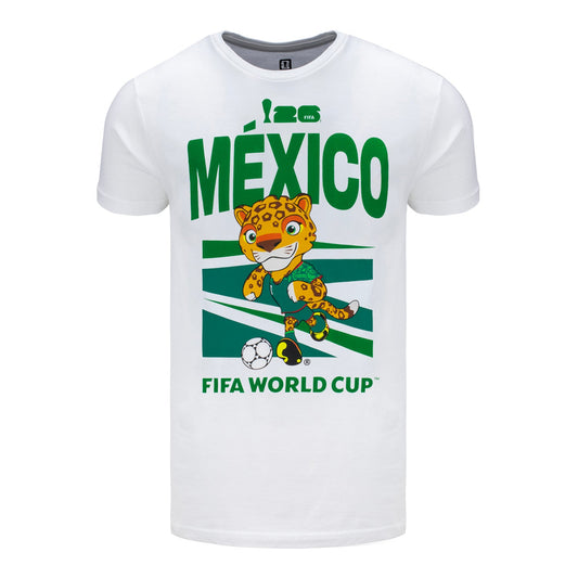 T-Shirt Mascotte del Messico Bianca Coppa del Mondo FIFA 2026™ - Unisex