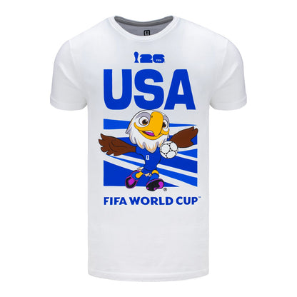 FIFA World Cup 2026™ USA Mascot White T-Shirt - Unisex