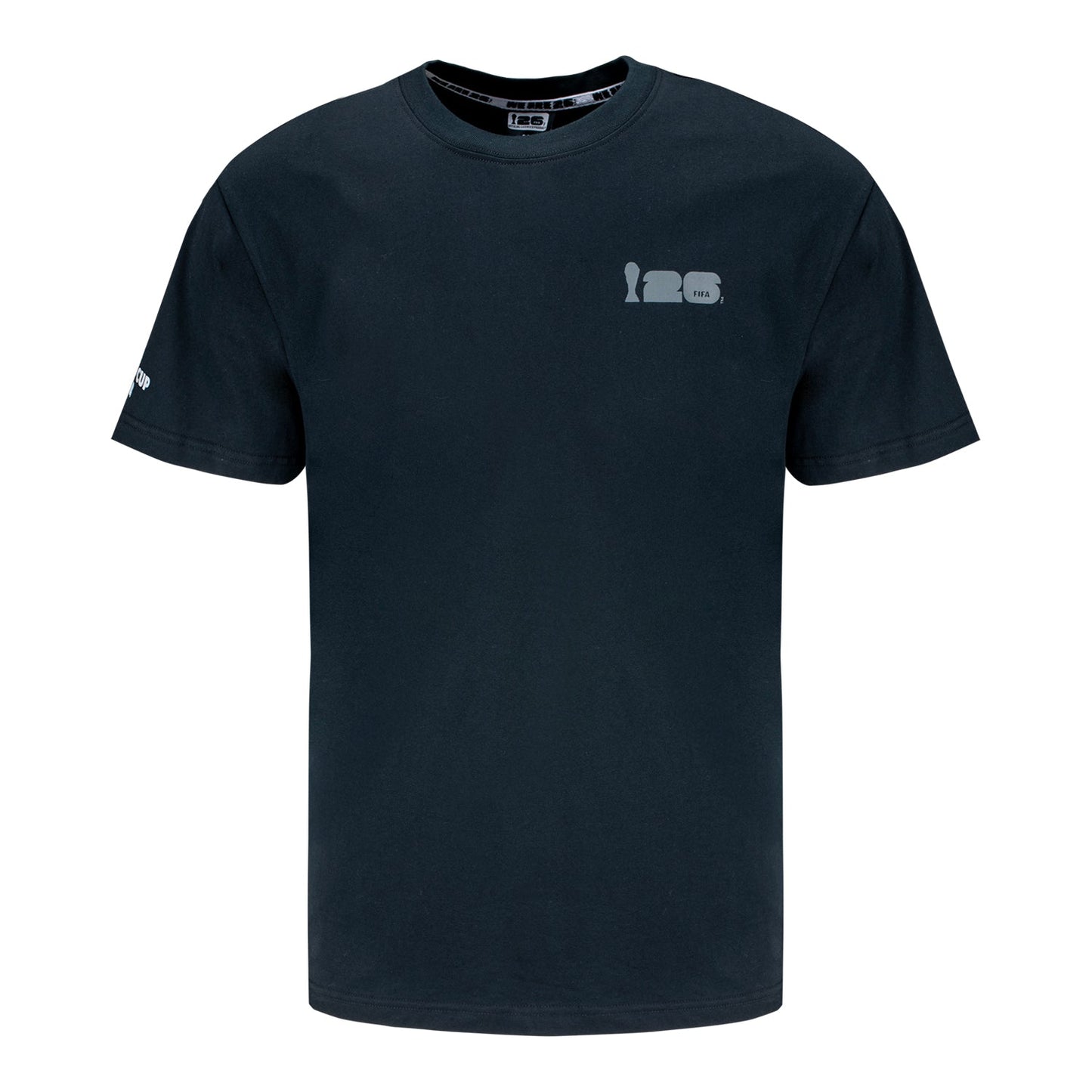T-Shirt Noir Minimaliste Ton Sur Ton Coupe du Monde de la FIFA 2026™ – Unisexe