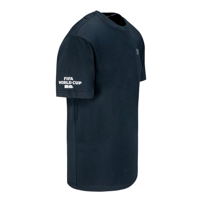 T-Shirt Noir Minimaliste Ton Sur Ton Coupe du Monde de la FIFA 2026™ – Unisexe