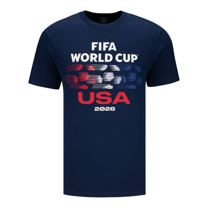 Camiseta com estampa de bola EUA da Copa do Mundo da FIFA 2026™ - Unissex