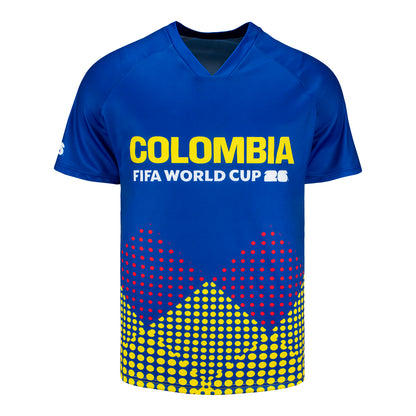 Kolumbien-T-Shirt mit Sublimationsdruck zur WM 2026 – Unisex