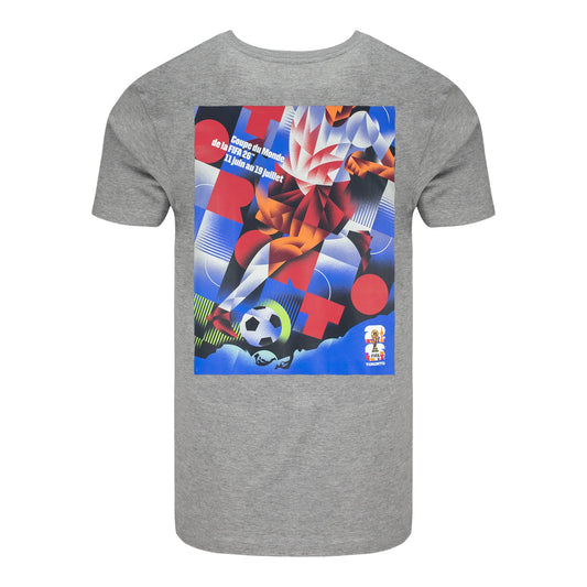 قميص تي شيرت رمادي يحمل ملصق مدينة تورنتو لبطولة كأس العالم FIFA 2026™ - للجنسين