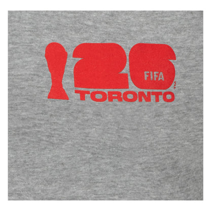 FIFA World Cup 2026™ Toronto Poster Grey T-Shirt [ENG] - Unisex
