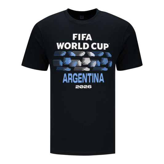 Argentinien-Ball-Grafik-T-Shirt zur WM 2026 – Unisex