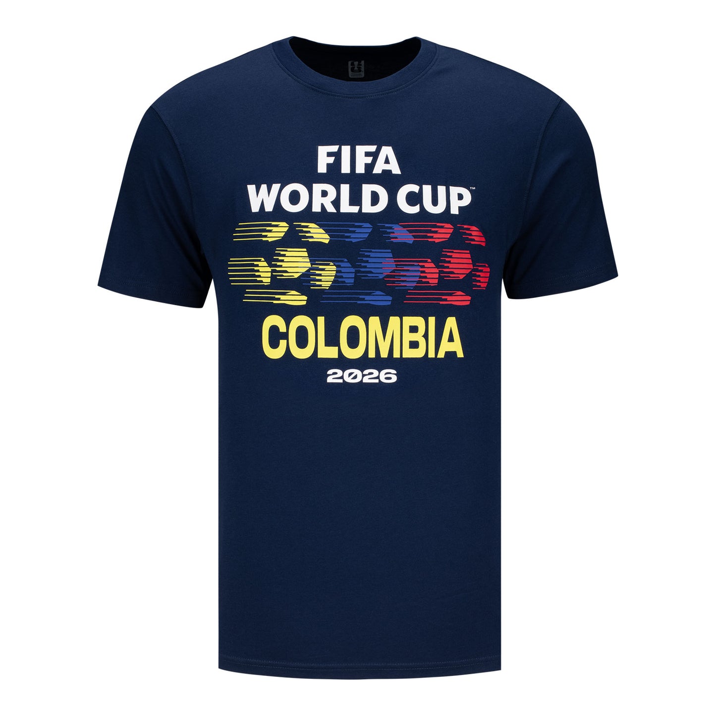 Kolumbien-Ball-Grafik-T-Shirt zur WM 2026 – Unisex