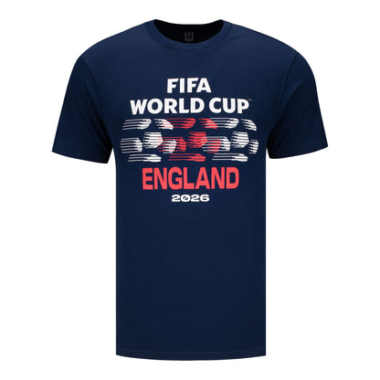 England-Ball-Grafik-T-Shirt zur WM 2026 – Unisex