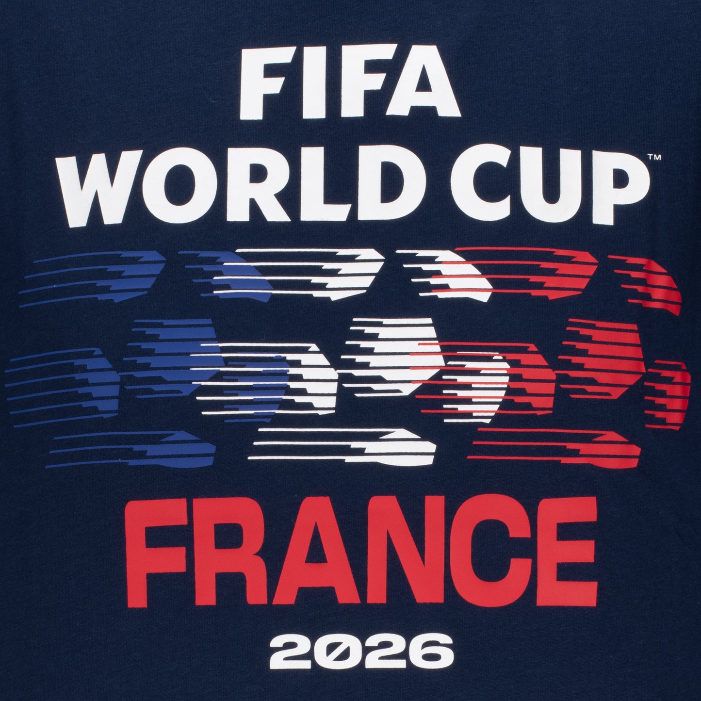 Frankreich-Ball-Grafik-T-Shirt zur WM 2026 – Unisex