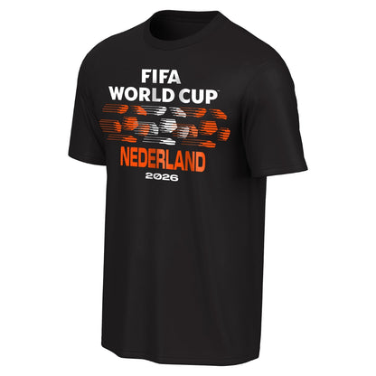 T-shirt Image Ballon Pays-Bas Coupe du Monde de la FIFA 2026™ – Unisexe