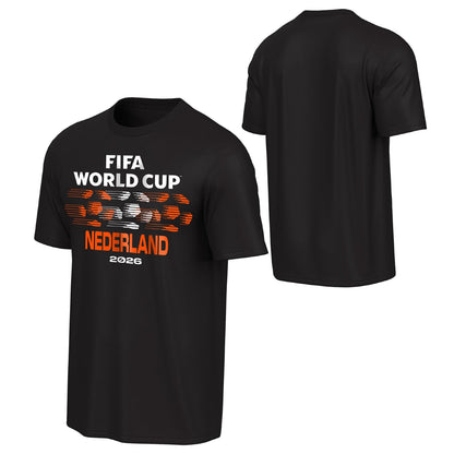 T-shirt Image Ballon Pays-Bas Coupe du Monde de la FIFA 2026™ – Unisexe