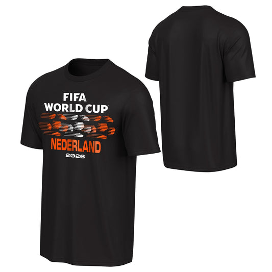 Niederlande-Ball-Grafik-T-Shirt zur WM 2026 – Unisex