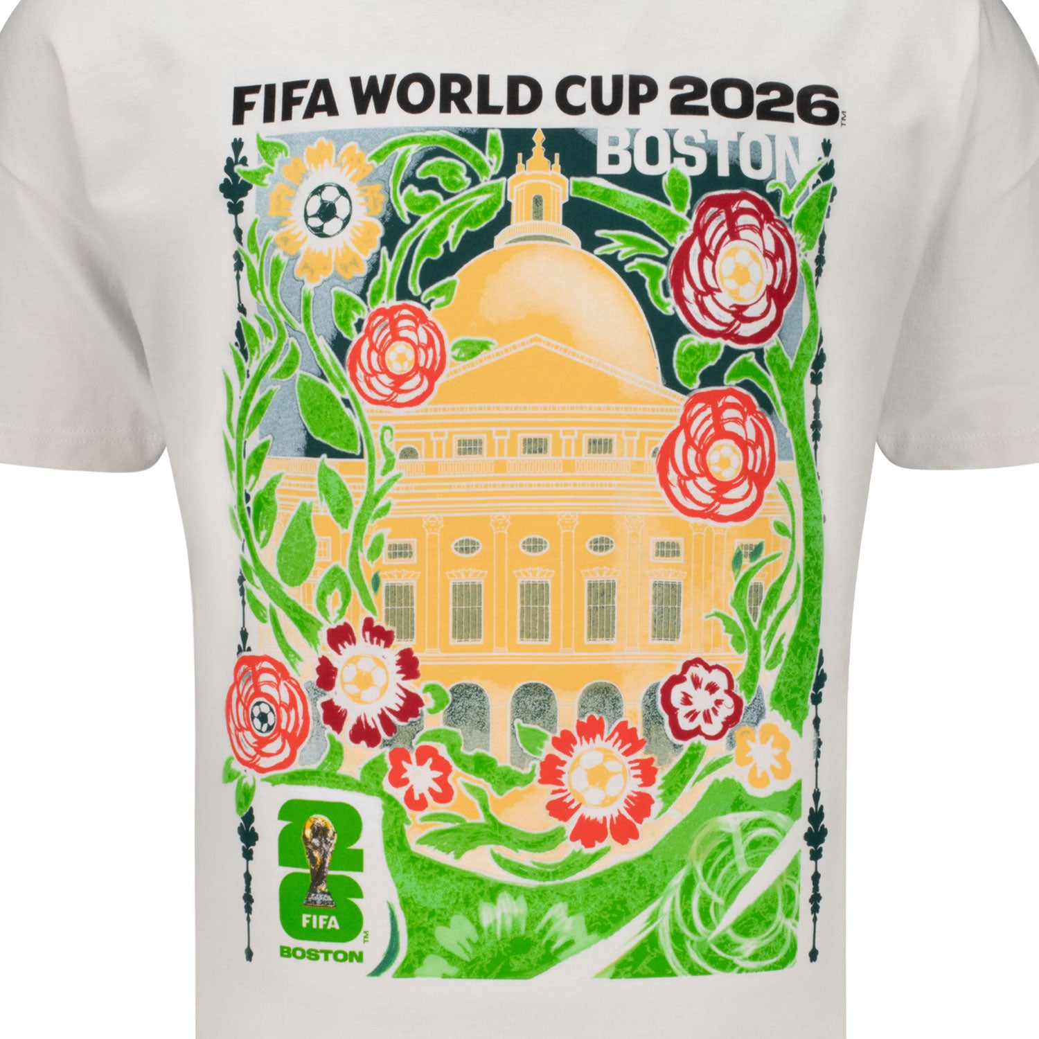 Camiseta Casual da Copa do Mundo da FIFA 2026™ Boston - Unissex