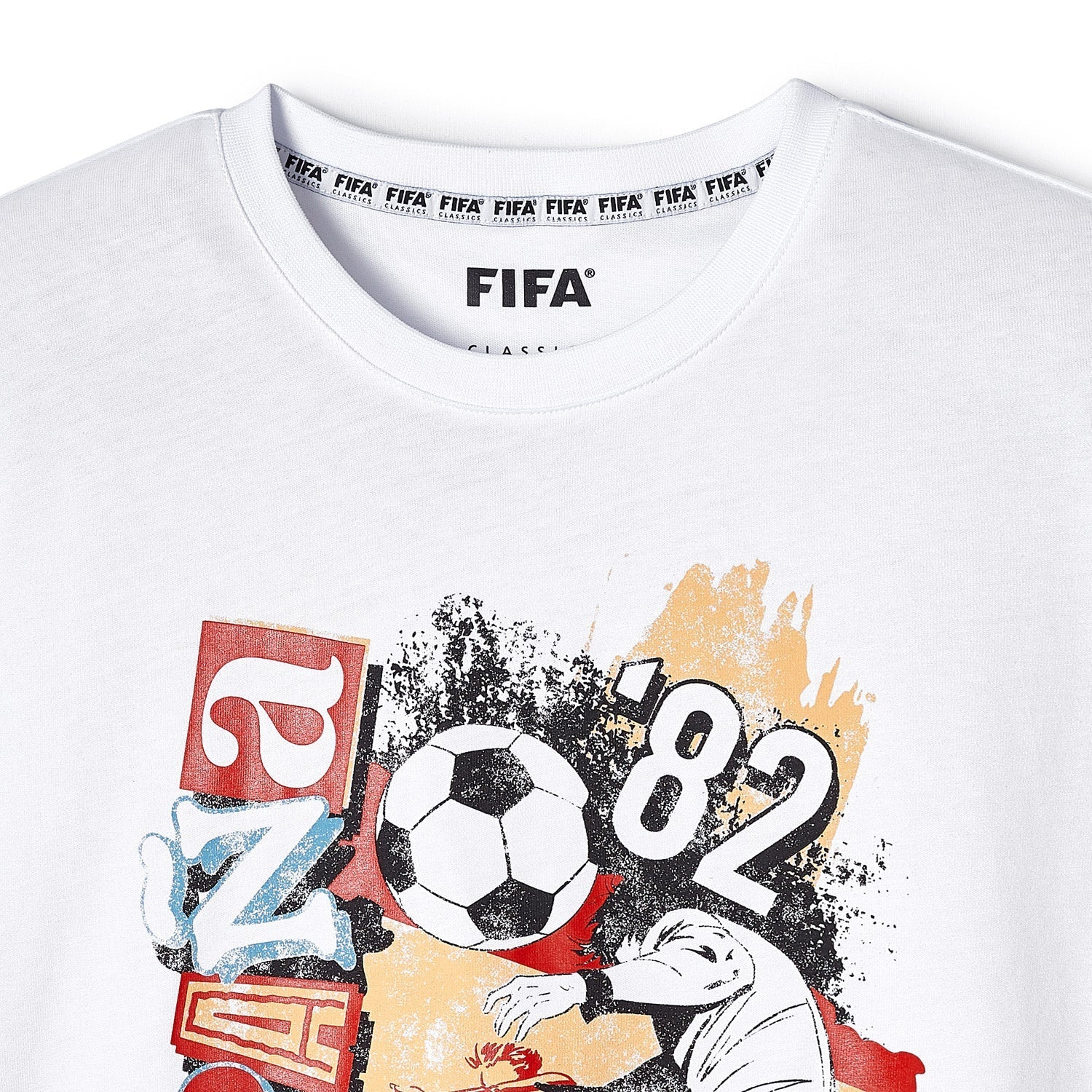 FIFA Classics Spain '82 Retro Paint T-Shirt - Unisex – FIFA