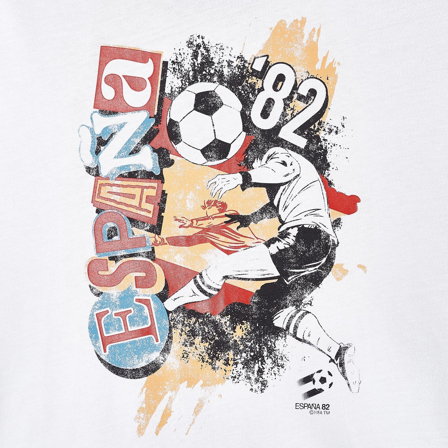 FIFA Classics Spain '82 Retro Paint T-Shirt - Unisex