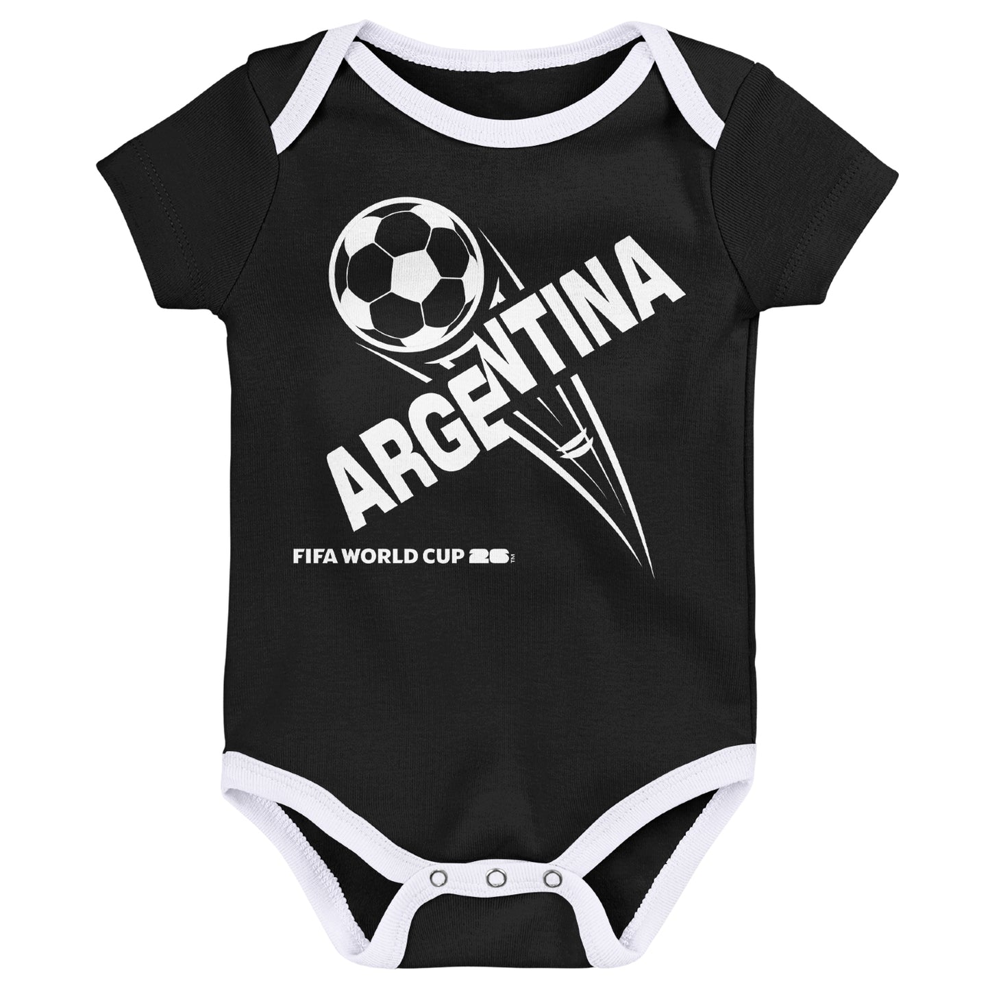 Kit com 3 bodies Argentina da Copa do Mundo da FIFA 2026™ - Infantil