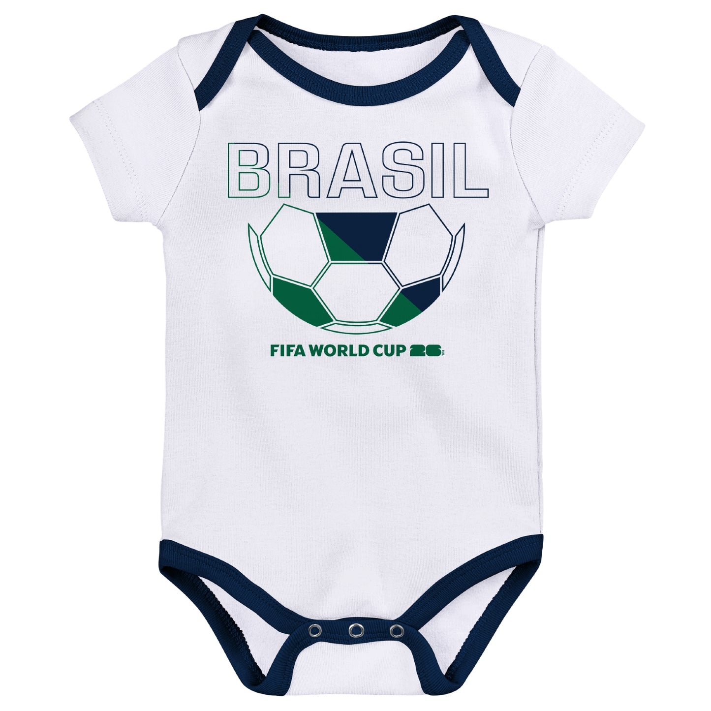 Confezione da 3 Body Brasile Coppa del Mondo FIFA 2026™ - Neonato