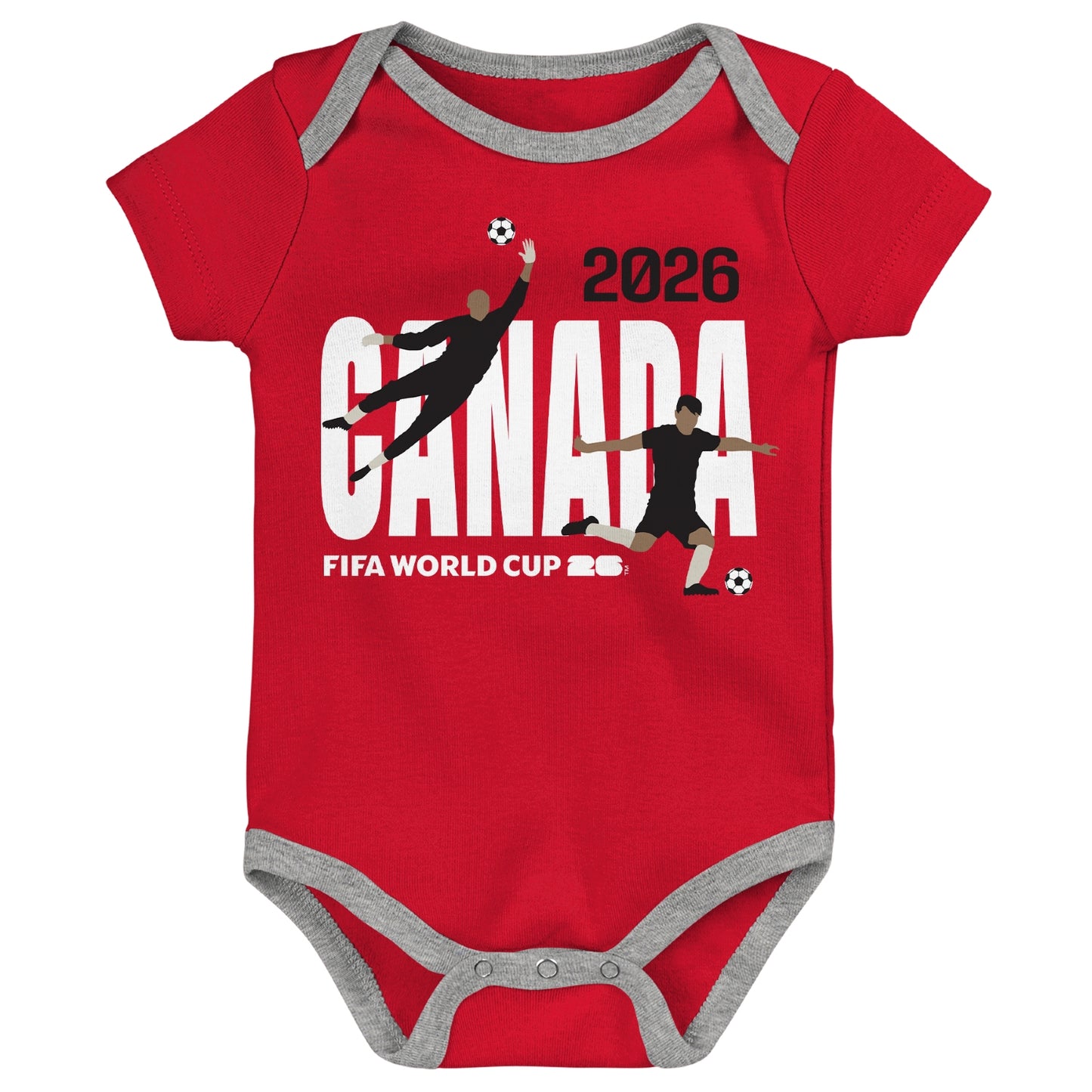 Lote de Tres Bodis de Canadá de la Copa Mundial de la FIFA 2026™ - Bebé