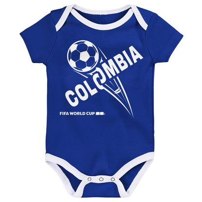FIFA World Cup 2026™ Colombia Onesie 3 Pack - Infant