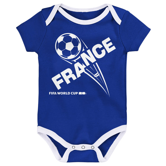 Lote de Tres Bodis de Francia de la Copa Mundial de la FIFA 2026™ - Bebé