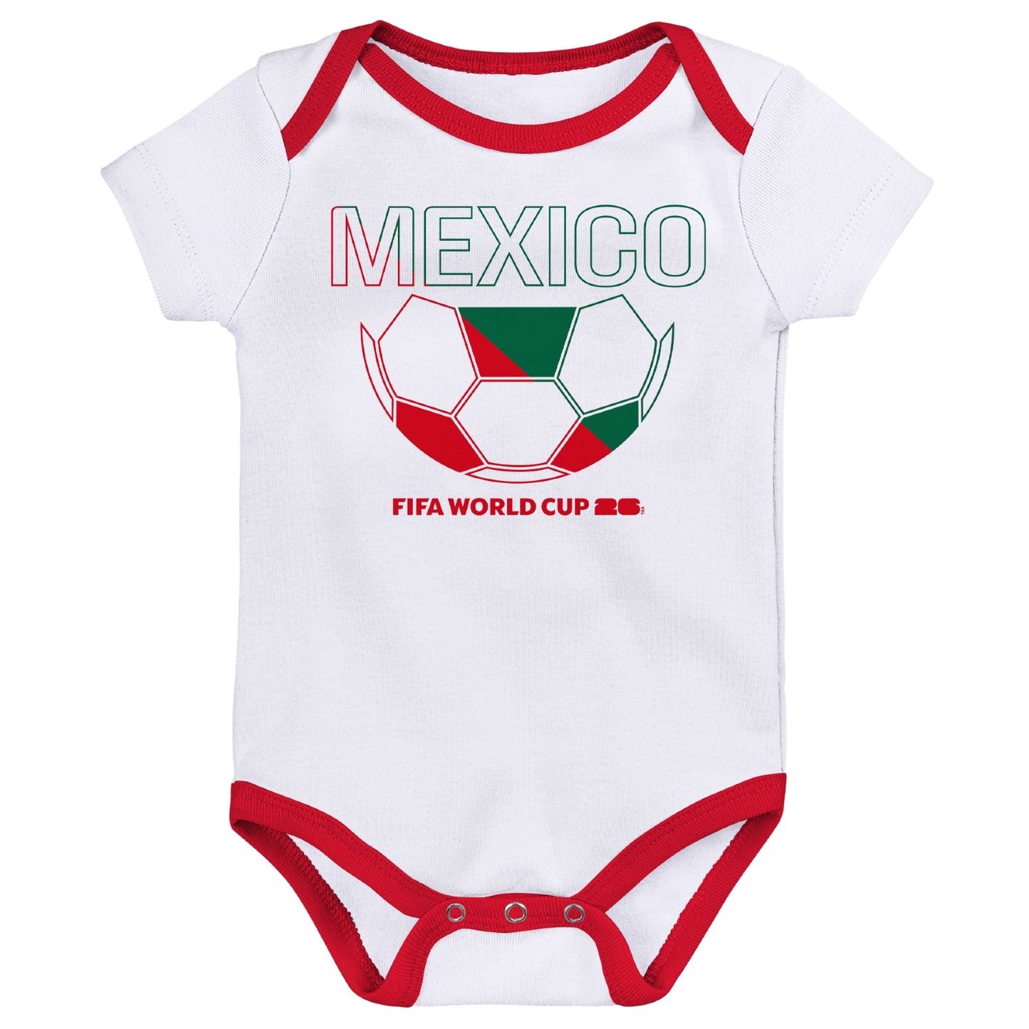 Pack de 3 Ensemble Coupe du Monde de la FIFA 2026™ Mexique – Bébés