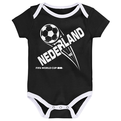 FIFA World Cup 2026™ Nederland Onesie 3 Pack - Infant