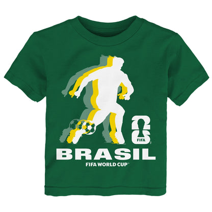 Camiseta Shadow de Brasil de la Copa Mundial de la FIFA 2026™ - Niño Pequeño