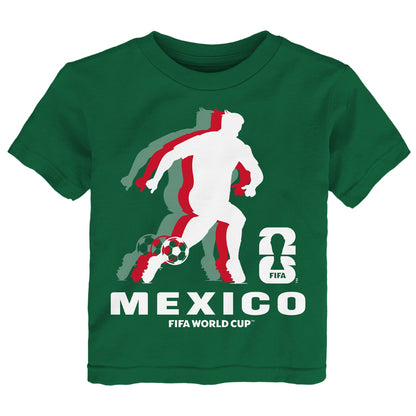 Camiseta Shadow de México de la Copa Mundial de la FIFA 2026™ - Niño Pequeño