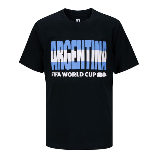 Camiseta Estampada de Argentina de la Copa Mundial de la FIFA 2026™ - Niños