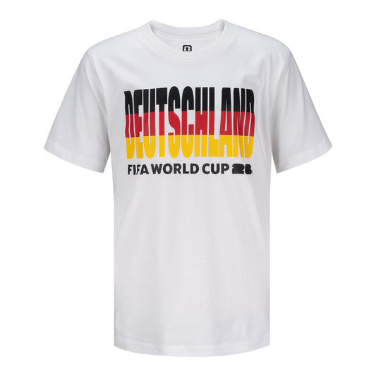 Camiseta Estampada de Alemania de la Copa Mundial de la FIFA 2026™ - Niños