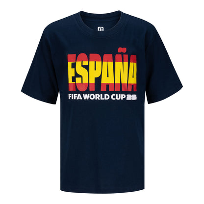 Camiseta estampada Espanha da Copa do Mundo da FIFA 2026™ - Infantil