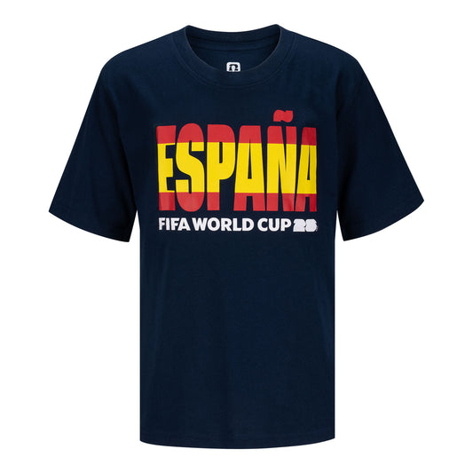 Camiseta estampada Espanha da Copa do Mundo da FIFA 2026™ - Infantil