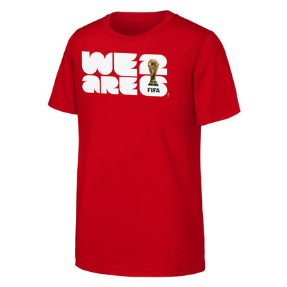 FIFA World Cup 2026™ We Are 26 Emblem Red Tee - Youth