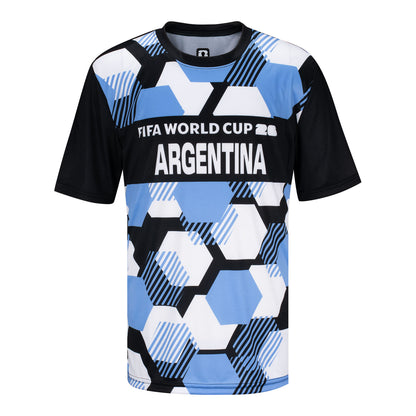Camiseta com estampa sublimada Argentina da Copa do Mundo da FIFA 2026™ - Infantil