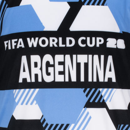 Camiseta com estampa sublimada Argentina da Copa do Mundo da FIFA 2026™ - Infantil