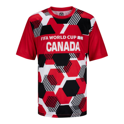 Camiseta com estampa sublimada Canadá da Copa do Mundo da FIFA 2026™ - Infantil