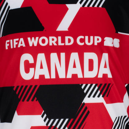 Camiseta com estampa sublimada Canadá da Copa do Mundo da FIFA 2026™ - Infantil