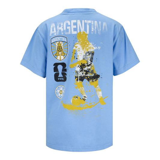 Camiseta Argentina Rise and Strike da Copa do Mundo da FIFA 2026™ - Infantil
