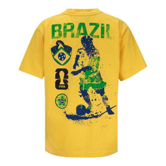 T-Shirt Rise and Strike Brasile Coppa del Mondo FIFA 2026™ - Bambino
