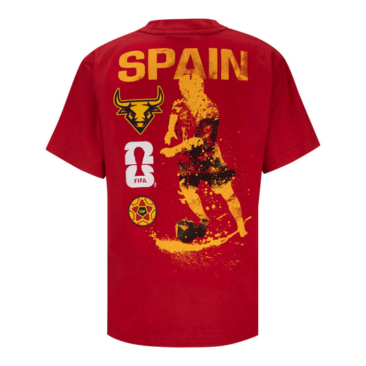 Camiseta Espanha Rise and Strike da Copa do Mundo da FIFA 2026™ - Infantil