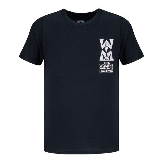 Camiseta Escudo Dia de Jogo da Copa do Mundo Feminina 2027 ? Juvenil
