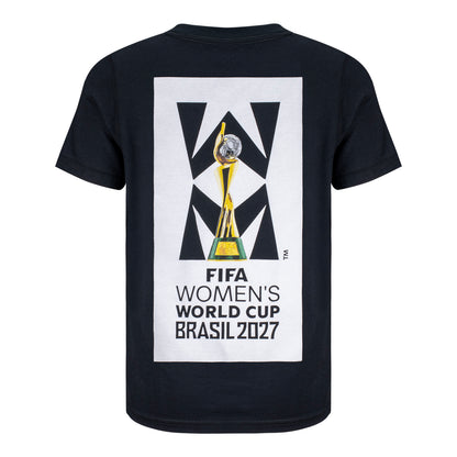 Camiseta Escudo Dia de Jogo da Copa do Mundo Feminina 2027 ? Juvenil